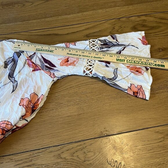 Oddy Mesh Lace Duster Cardigan Size M/L Colorful Sleeveless Boho Peasant Crochet - Picture 7 of 11